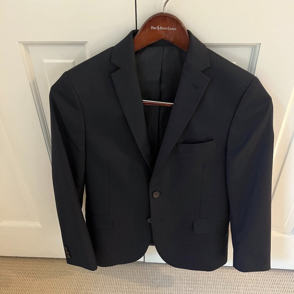 Navy Blazer Boys Jacket 16R - Ralph Lauren